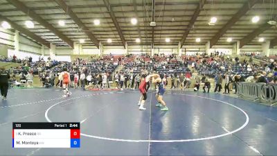 120 lbs Cons. Round 2 - Konnor Preece, Ridgeline Riverhawks vs Mesiah Montoya, Hillcrest WC