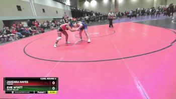 170 lbs Cons. Round 3 - Evie Wyatt, Grain Valley vs Jahzara Hayes, Yukon