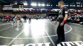 132 lbs Semifinal - Antonio Mills, Mill Creek vs Carlos Sainz, Somerset