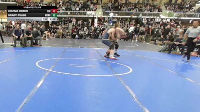190 lbs Round Of 16 - Joshua Hindin, Foxborough vs Grady Pease, Medomak Valley