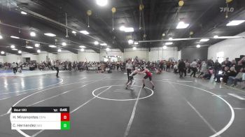 98 lbs Consi Of 4 - Hezekiah Miramontes, Espanola Wrestling vs Carlos Hernandez, Bad Cat Wrestling Club