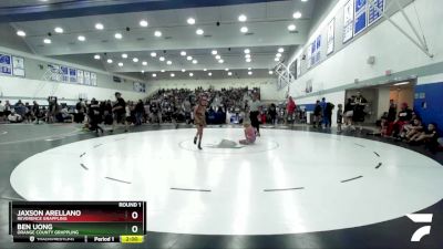 67 lbs Round 1 - Evelyn Nelms, Team Temecula Wrestling Club vs Zoe Rose Thomas, Peterson Grapplers