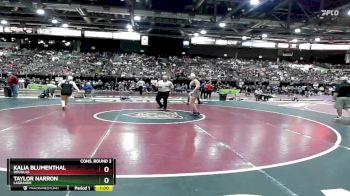 138 lbs Cons. Round 2 - Taylor Narron, LaGrande vs Kalia Blumenthal, Douglas