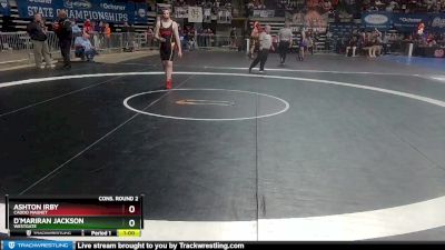 D 2 175 lbs Cons. Round 2 - Ashton Irby, Caddo Magnet vs D`mariran Jackson, Westgate