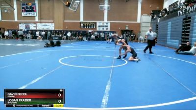 98 lbs Round 4 - Logan Frazier, Riverton vs Gavin Decol, Uintah