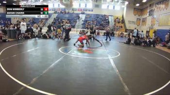 126 lbs Semis & Wb (16 Team) - Zion Wimberly, Funky Monkey vs Zavian Chaves, Westside Wrestling