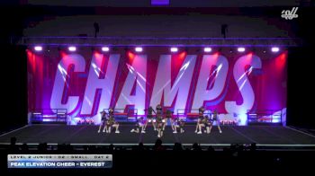 Peak Elevation Cheer - Everest [2025 L2 Junior - D2 - Small Day 2] 2025 CHAMPS Grand Nationals