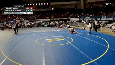 D 1 113 lbs Cons. Round 4 - Britton McGuerty, St. Amant vs Bennett Lewis, C.E. Byrd