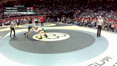 D3-120 lbs Semifinal - Tyler Barnes, Delta vs Tommy Slack, Lake Cath.