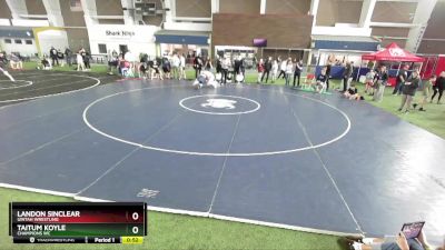 140 lbs Quarterfinal - Landon Sinclear, Uintah Wrestling vs Taitum Koyle, Champions WC