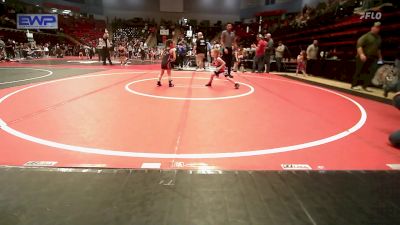 46 lbs Consi Of 4 - Piper Schadegg, Skiatook Youth Wrestling vs Elizabeth Berryhill, Morris Wrestling Association