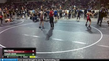 115 lbs Champ. Round 1 - Ben Frame, Sutherland Youth Wrestling Club vs Parker Irons, Cheyenne Mountain Wrestling Club