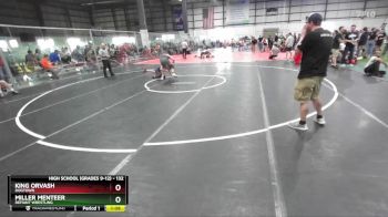 132 lbs Cons. Round 2 - Miller Menteer, Defiant Wrestling vs King Orvash, DogTown