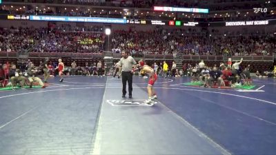 1A-120 lbs Champ. Round 1 - Cael Stricker, Lisbon vs Mason Fogt, Hudson