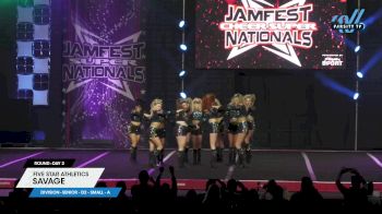 Five Star Athletics - Savage [2025 L4 Senior - D2 - Small - A Day 2] 2025 JAMfest Cheer Super Nationals