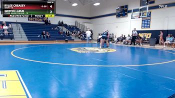 285 lbs Round 3 (6 Team) - Griffin LaRue, Otero Junior College vs Rylee Creasey, Snow