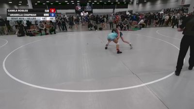 105 lbs Champ. Rd Of 32 - Arabella Chapman, Mat Demon Wrestling Club vs Camila Robles, Florida