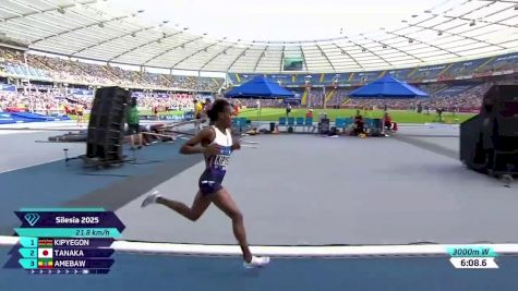 Faith Kipyegon Runs #2 All-Time Women's 3000m | Silesia Diamond League 2025