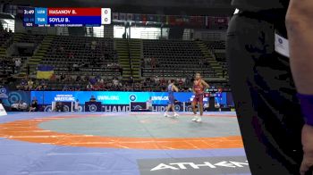 48 kg 1/2 Final - Bunyod Hasanov, Uzbekistan vs Baris Soylu, Turkiye