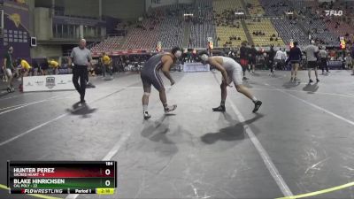 184 lbs Finals (2 Team) - Hunter Perez, Sacred Heart vs Blake Hinrichsen, Cal Poly