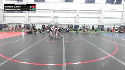114 lbs Quarterfinal - Raymond Glinsky, NY vs Emmett Williams, NC