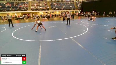 7th - 8th grade - 93 Champ. Round 1 - Tre'jore Clark, Moen Wrestling Academy vs Layton Alvarez, Moen Wrestling Academy