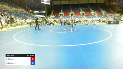 120 lbs Cons 8 #2 - Theodore Flores, Illinois vs Jermaine Peace, South Carolina