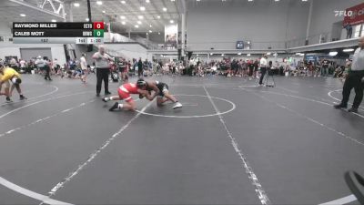 157 lbs Finals (8 Team) - Raymond Miller, East Coast Time Out vs Caleb Mott, Barn Brother WC