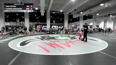 Senior Women Freestyle FS - 57 lbs Cons. Round 2 - Kira Pipkins, New York City RTC vs Jasmine Hernandez, Maurer Coughlin Wrestling Club