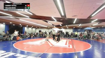 105 lbs Quarterfinal - Garrett Hittle, Parma Wrestling vs William Bruni, Small Town Grims