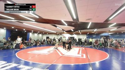 105 lbs Quarterfinal - Garrett Hittle, Parma Wrestling vs William Bruni, Small Town Grims