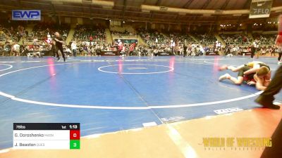 76 lbs Semifinal - Griffin Doroshenko, Mat Assassins vs Jace Beaston, Quest School Of Wrestling