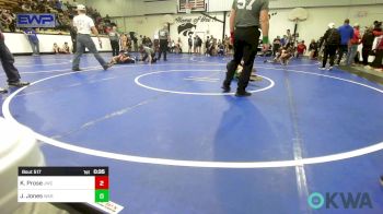 70 lbs Rr Rnd 2 - Kaili Prose, Jay Wrestling Club vs Jackson Jones, Warner Eagles Youth Wrestling