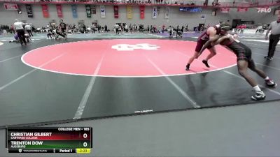 165 lbs Cons. Round 3 - Christian Gilbert, Carthage College vs Trenton Dow, Augsburg