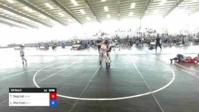 144 kg Rr Rnd 2 - Titus Degroat, Dominate WC vs Lazarus Martinez, Wlv Jr Wrestling