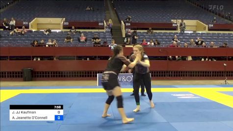 Jocelyn JJ Kaufman vs Aislinn Jeanette O'Connell 2024 Pan IBJJF Jiu-Jitsu No-Gi Championship