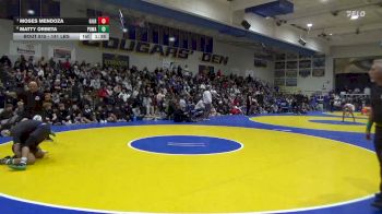 141 lbs Semifinal - Moses Mendoza, Gilroy vs Matty Orbeta, Poway