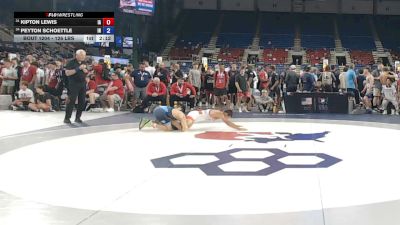 126 lbs Champ. Rd Of 64 - Kipton Lewis, Iowa vs Peyton Schoettle, Indiana