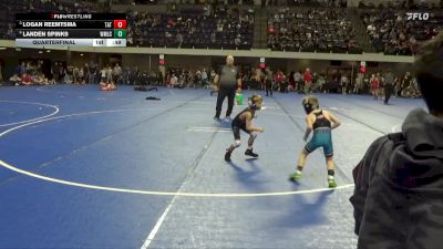 45 lbs Quarterfinal - Logan Reemtsma, Tea Area Titans vs Landen Spinks, Windom Mountain Lake Cobras