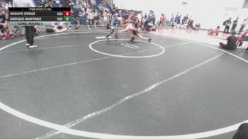 120 lbs Cons. Round 5 - Adolfo Ordaz, Artesia Pioneer vs Enrique Martinez, Pounders Wrestling Club