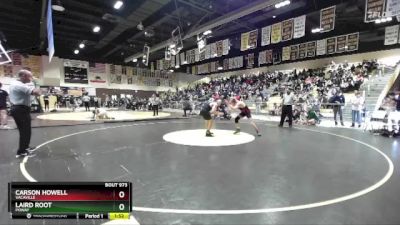 157 lbs Quarterfinal - Laird Root, Poway vs Carson Howell, Vacaville