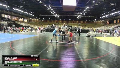 98 lbs Semifinal - Kevin Chang, Doral Academy vs Deklan Koopman, GKA