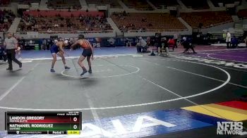 D3-138 lbs Cons. Round 1 - Landon Gregory, Poston Butte vs Nathaniel Rodriguez, Safford