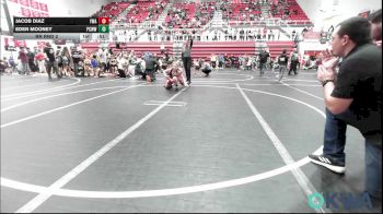 120 lbs Rr Rnd 2 - Jacob Diaz, Yukon Wrestling Academy vs Eden Mooney, Ponca City Wildcat Wrestling