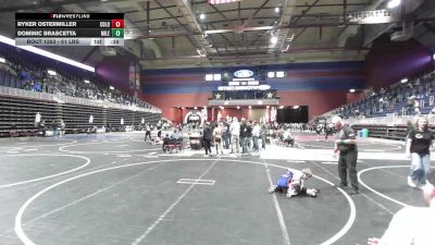 61 lbs 5th Place - Ryker Ostermiller, Colorado Outlaws vs Dominic Brascetta, Mile High WC