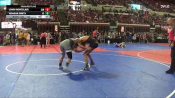 152 lbs 3rd Place Match - John Montclair, Big Game Wrestling Club MT vs Keagan Smith, HUGHESVILLE SPARTANS