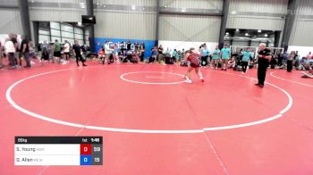 85 kg Rr Rnd 5 - Shaelie Young, Misfits Girls Onyx vs Gabriella Allen, Michigan Yellow