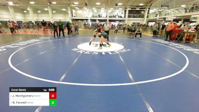 138 lbs Consolation - Jayden Montgomery, Massabesic ME vs Benjamin Fennell, Mansfield