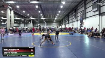85 lbs Round 3 (4 Team) - Griffin McNair, CAPITAL CITY WRESTLING CLUB vs Bret Bednarczyk, HANOVER HAWKEYE