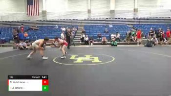 135 lbs Cons. Round 4 - Justin Boone, Yorktown Wrestling Club vs Sam Hutchison, Halls